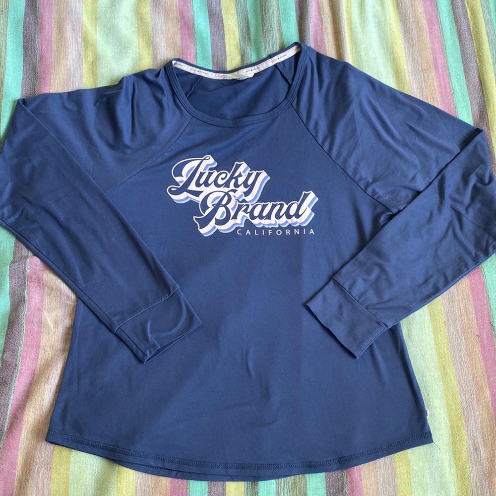 Lucky Brand long sleeve pajama top